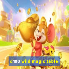 d100 wild magic table