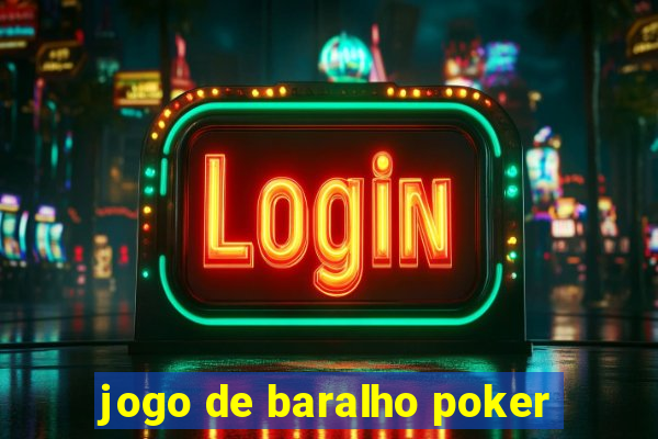 jogo de baralho poker