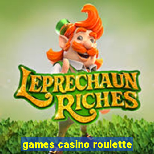 games casino roulette