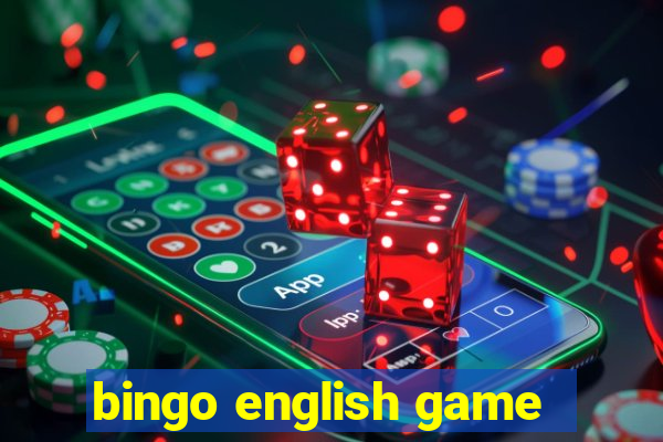 bingo english game