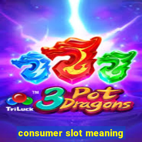 consumer slot meaning