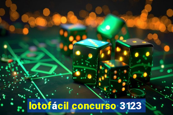 lotofácil concurso 3123