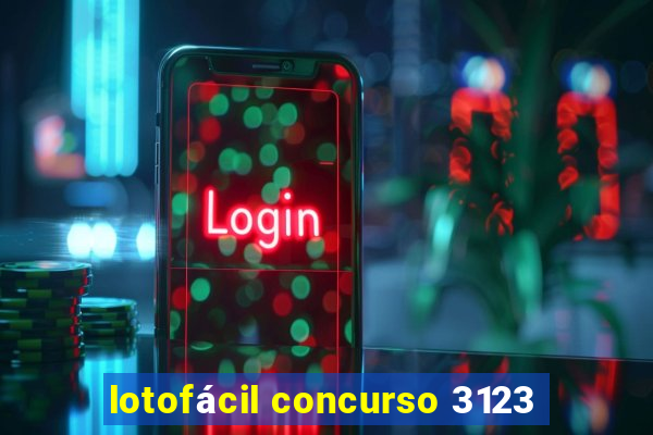 lotofácil concurso 3123