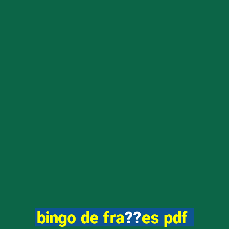 bingo de fra??es pdf