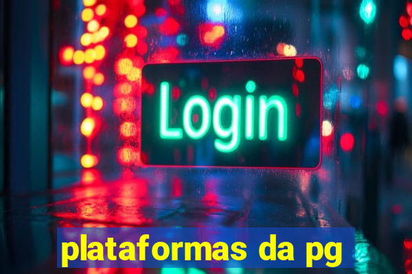 plataformas da pg