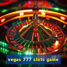 vegas 777 slots game