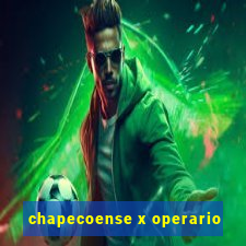 chapecoense x operario