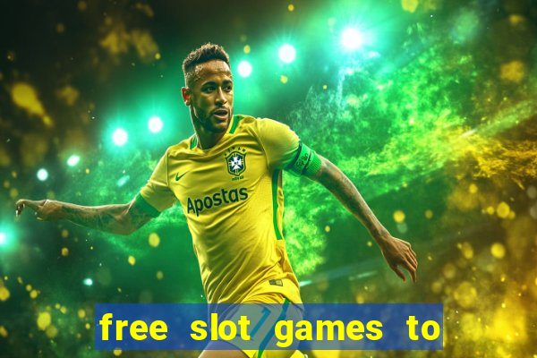 free slot games to win real money