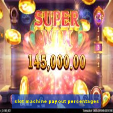 slot machine payout percentages