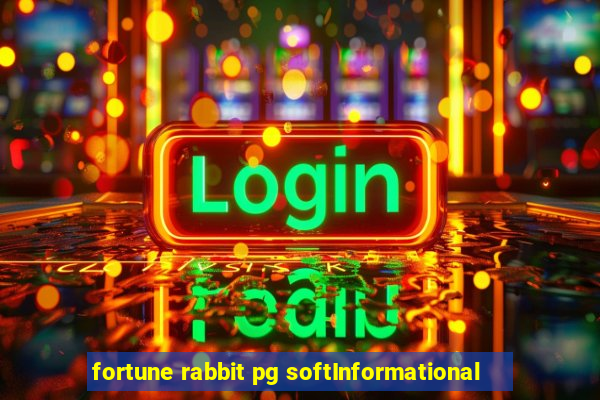 fortune rabbit pg softInformational