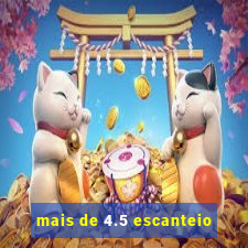 mais de 4.5 escanteio