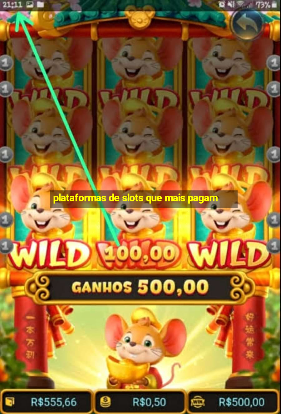 plataformas de slots que mais pagam