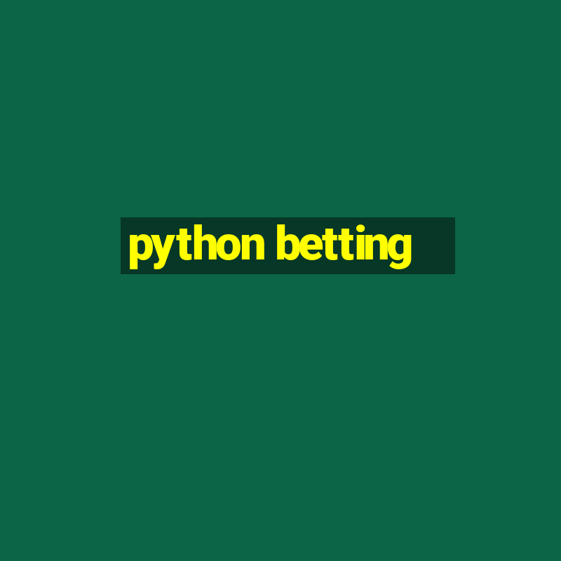 python betting