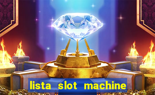 lista slot machine da bar