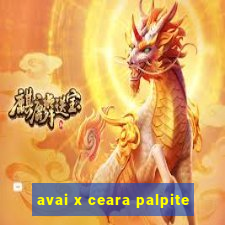 avai x ceara palpite