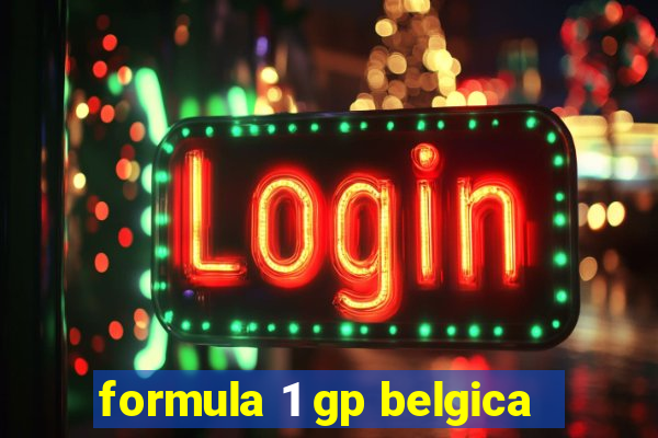 formula 1 gp belgica