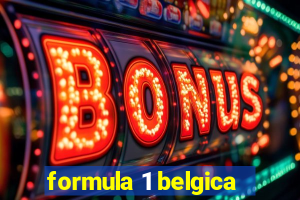 formula 1 belgica