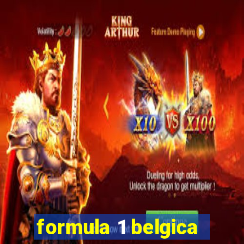 formula 1 belgica