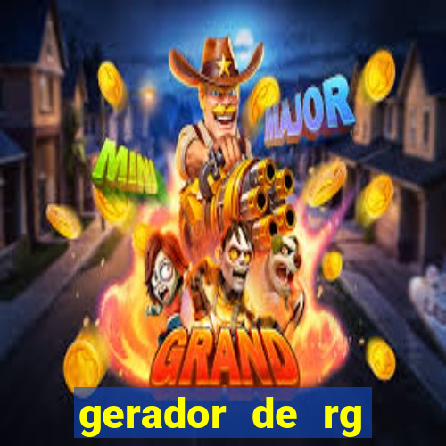 gerador de rg frente e verso