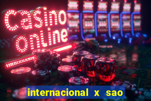 internacional x sao paulo palpite