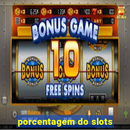 porcentagem do slots