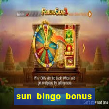 sun bingo bonus terms and conditions