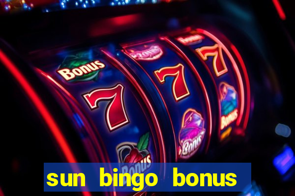 sun bingo bonus terms and conditions