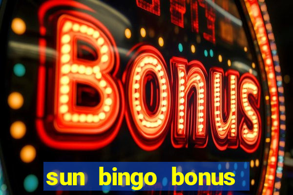 sun bingo bonus terms and conditions