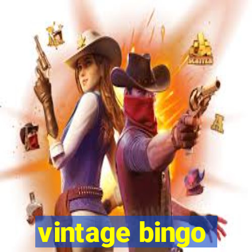 vintage bingo