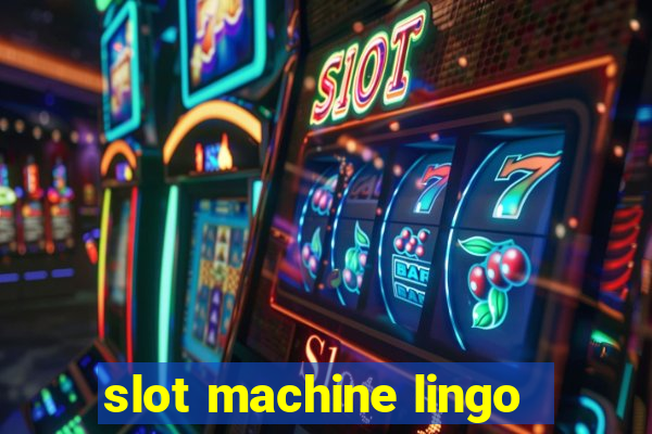 slot machine lingo