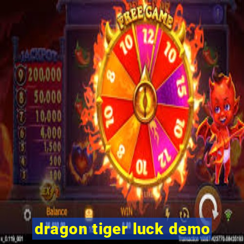 dragon tiger luck demo