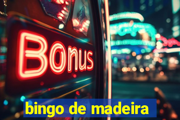 bingo de madeira