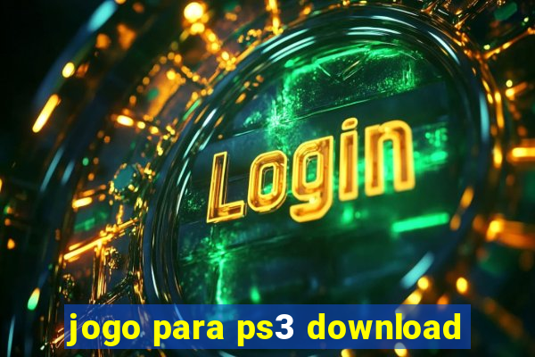 jogo para ps3 download