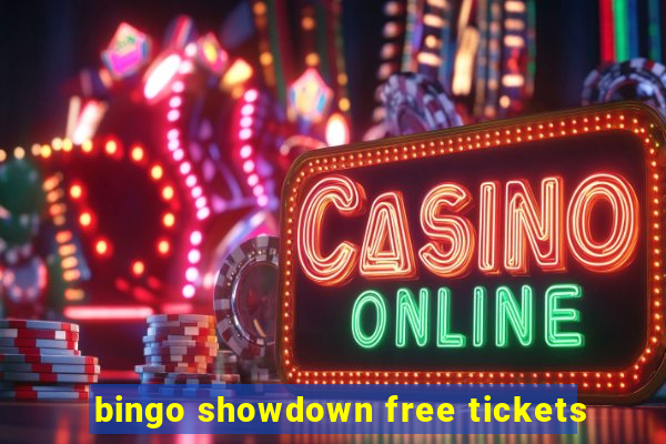 bingo showdown free tickets