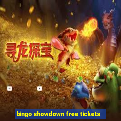 bingo showdown free tickets