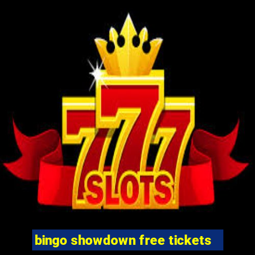 bingo showdown free tickets