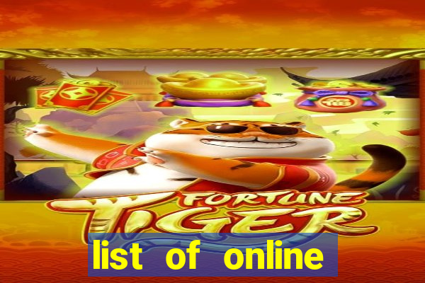 list of online slot sites