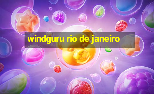 windguru rio de janeiro