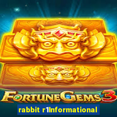 rabbit r1Informational