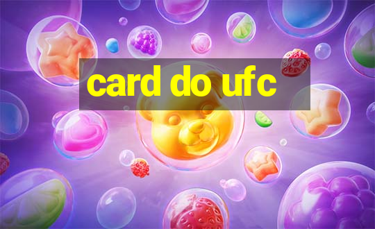 card do ufc