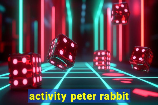 activity peter rabbit