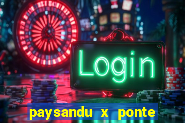 paysandu x ponte preta palpite