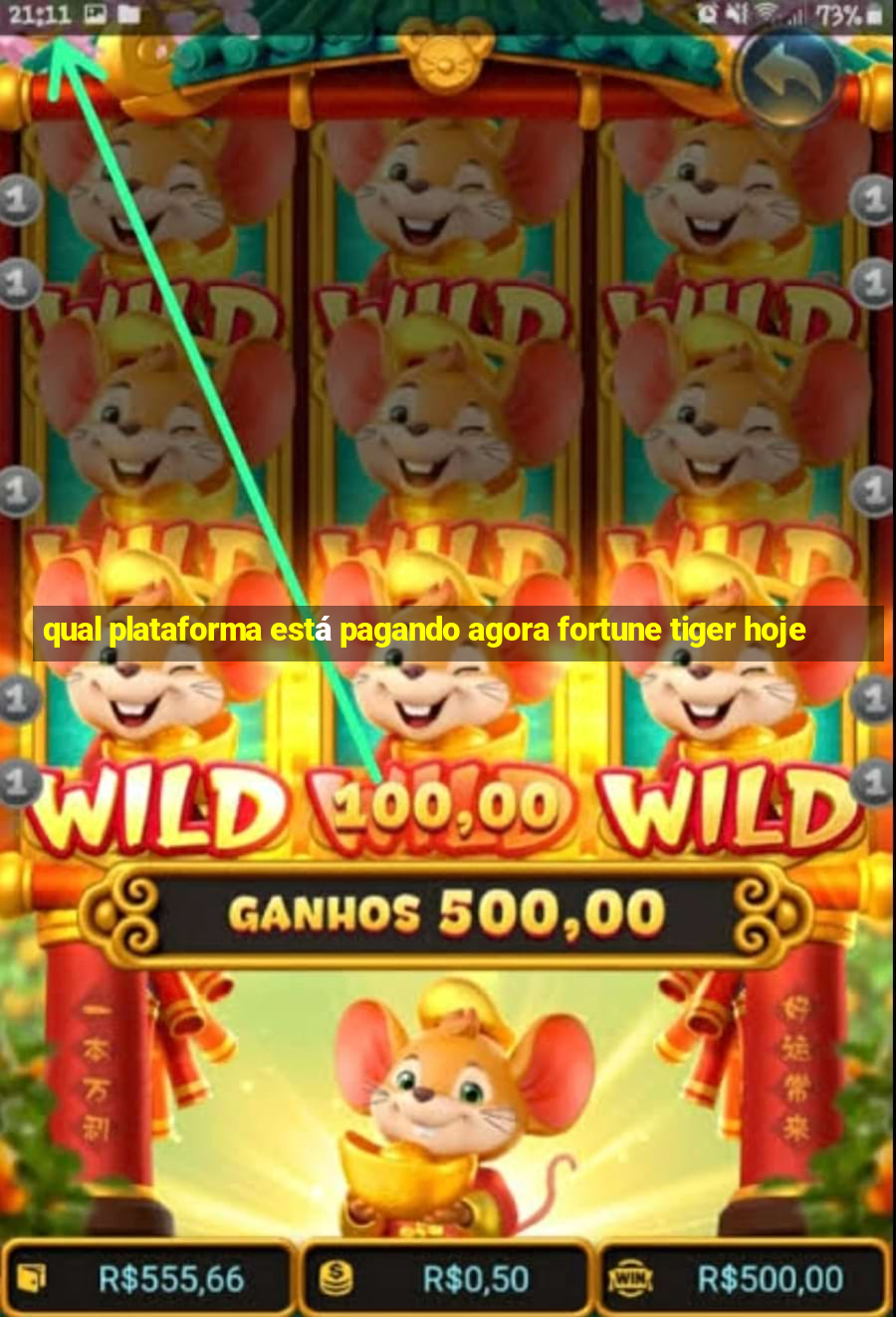 qual plataforma está pagando agora fortune tiger hoje