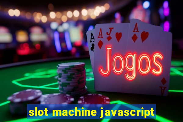 slot machine javascript