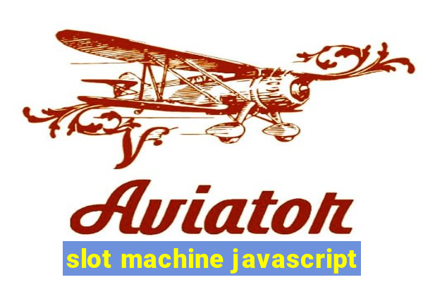 slot machine javascript