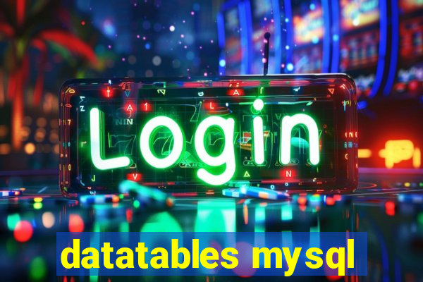 datatables mysql