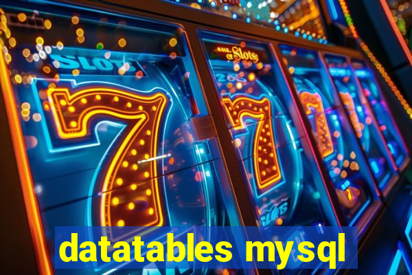 datatables mysql