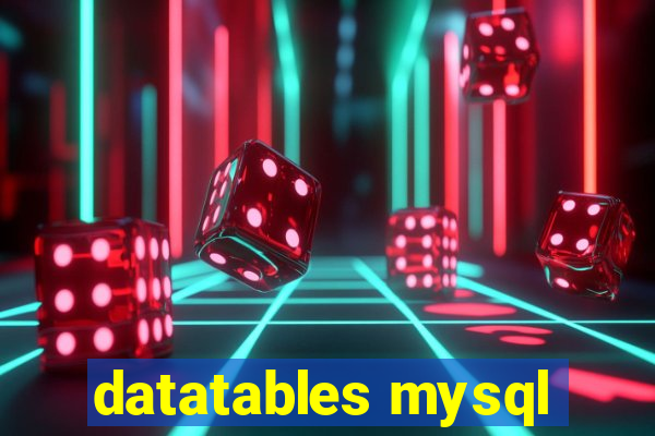 datatables mysql