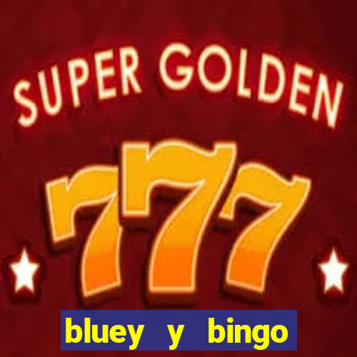 bluey y bingo bailando png