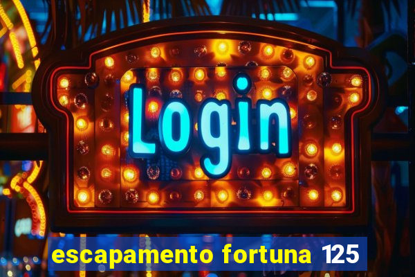 escapamento fortuna 125